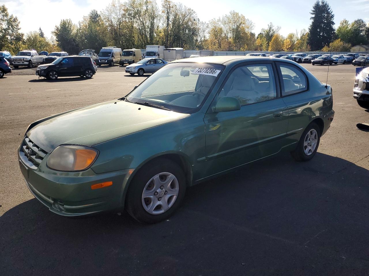2005 HYUNDAI ACCENT GS | KMHCG35C85U360996 | UPCARS