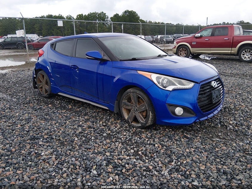 2014 HYUNDAI VELOSTER TURBO W/BLACK | KMHTC6AEXEU198082 | UPCARS
