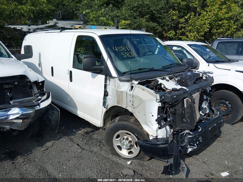 2021 CHEVROLET EXPRESS CARGO RWD 2500 REGULAR WHEELBASE WT | 1GCWGAFP4M1309289 | UPCARS