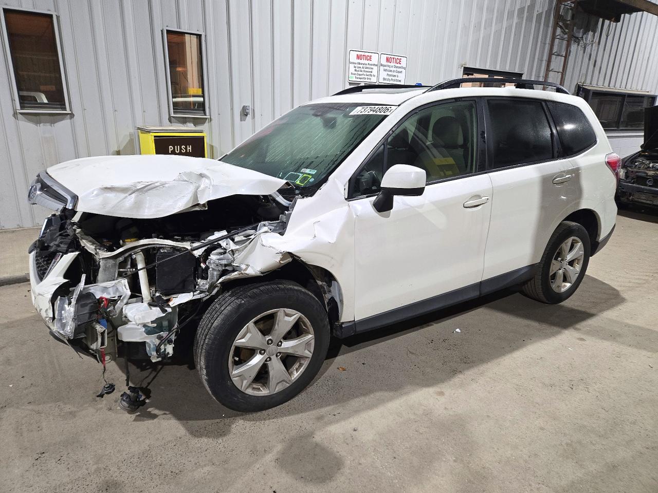 2016 SUBARU FORESTER 2.5I PREMIUM | JF2SJAFC5GH524755 | UPCARS
