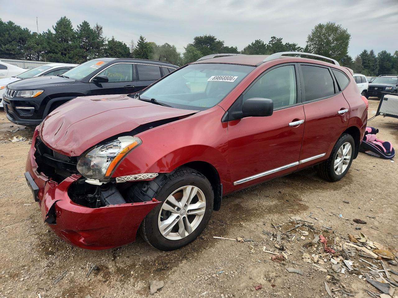 2015 NISSAN ROGUE S | JN8AS5MV5FW261829 | UPCARS