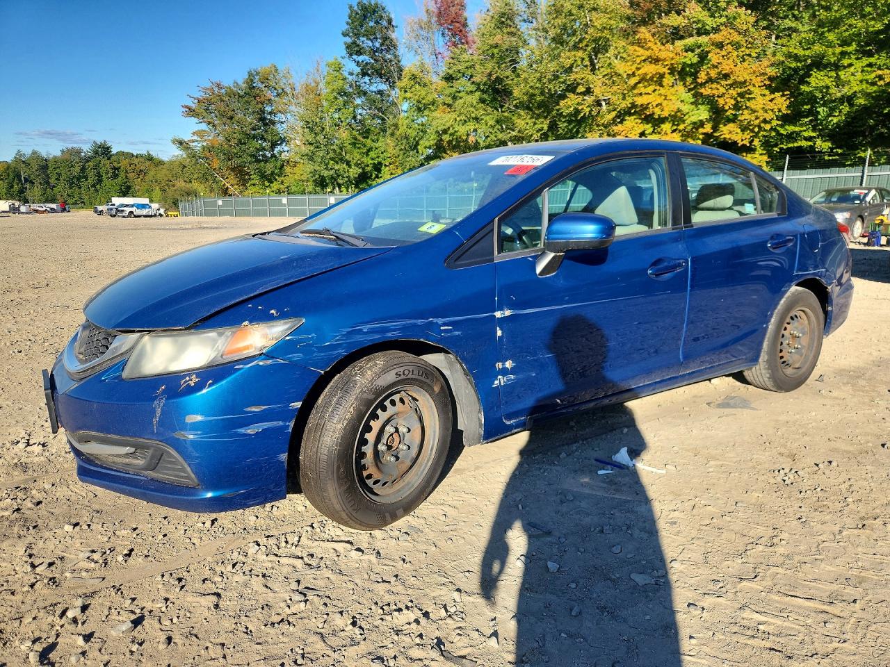 2014 HONDA CIVIC LX | 2HGFB2F57EH532885 | UPCARS