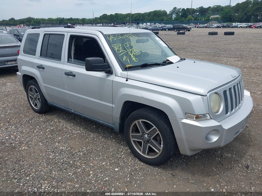 2008 JEEP PATRIOT SPORT | 1J8FF28W38D766394 | UPCARS