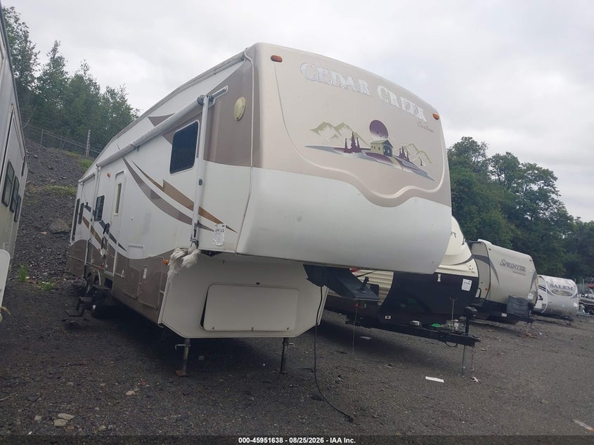 2004 CEDAR CREEK 36RLTS 5TH WHL TRAVEL TRAILER | 4X4FC4M294P189076 | UPCARS