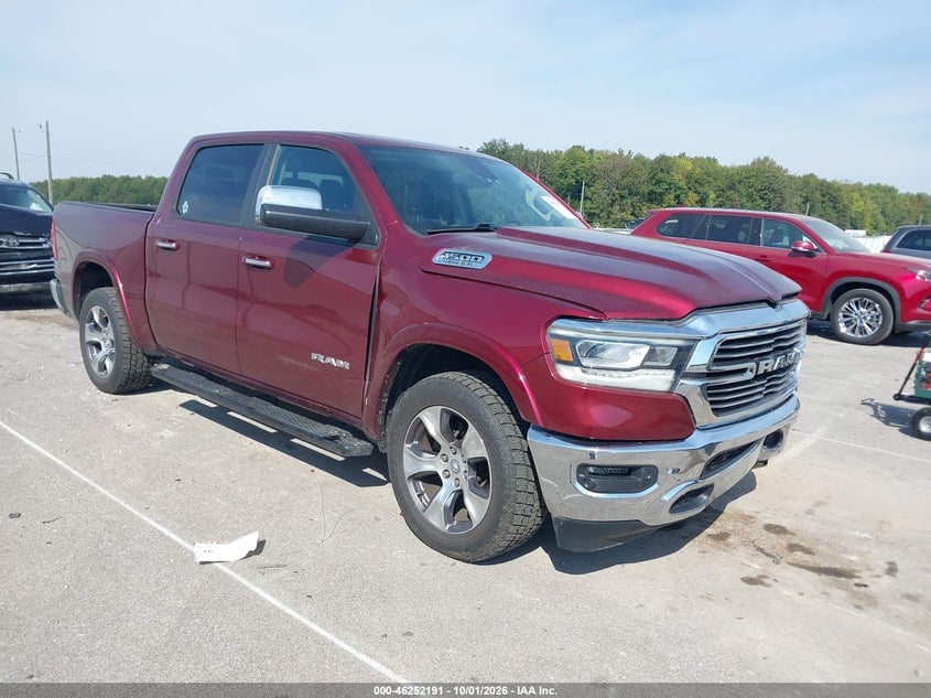 2019 RAM 1500 LARAMIE  4X4 5'7 BOX | 1C6SRFJT9KN568819 | UPCARS