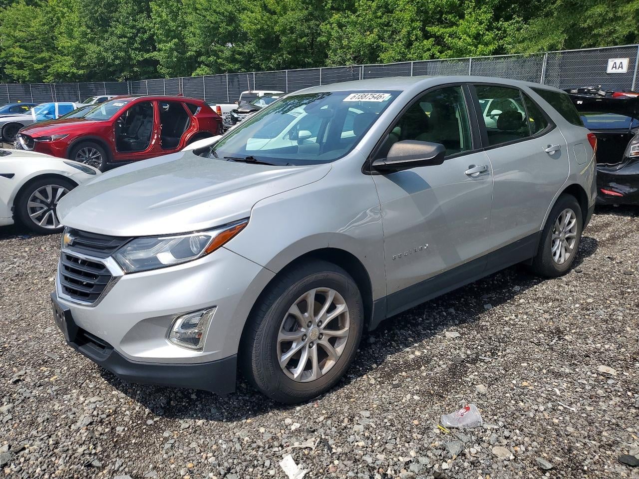 2020 CHEVROLET EQUINOX LS | 3GNAXHEV4LS620423 | UPCARS
