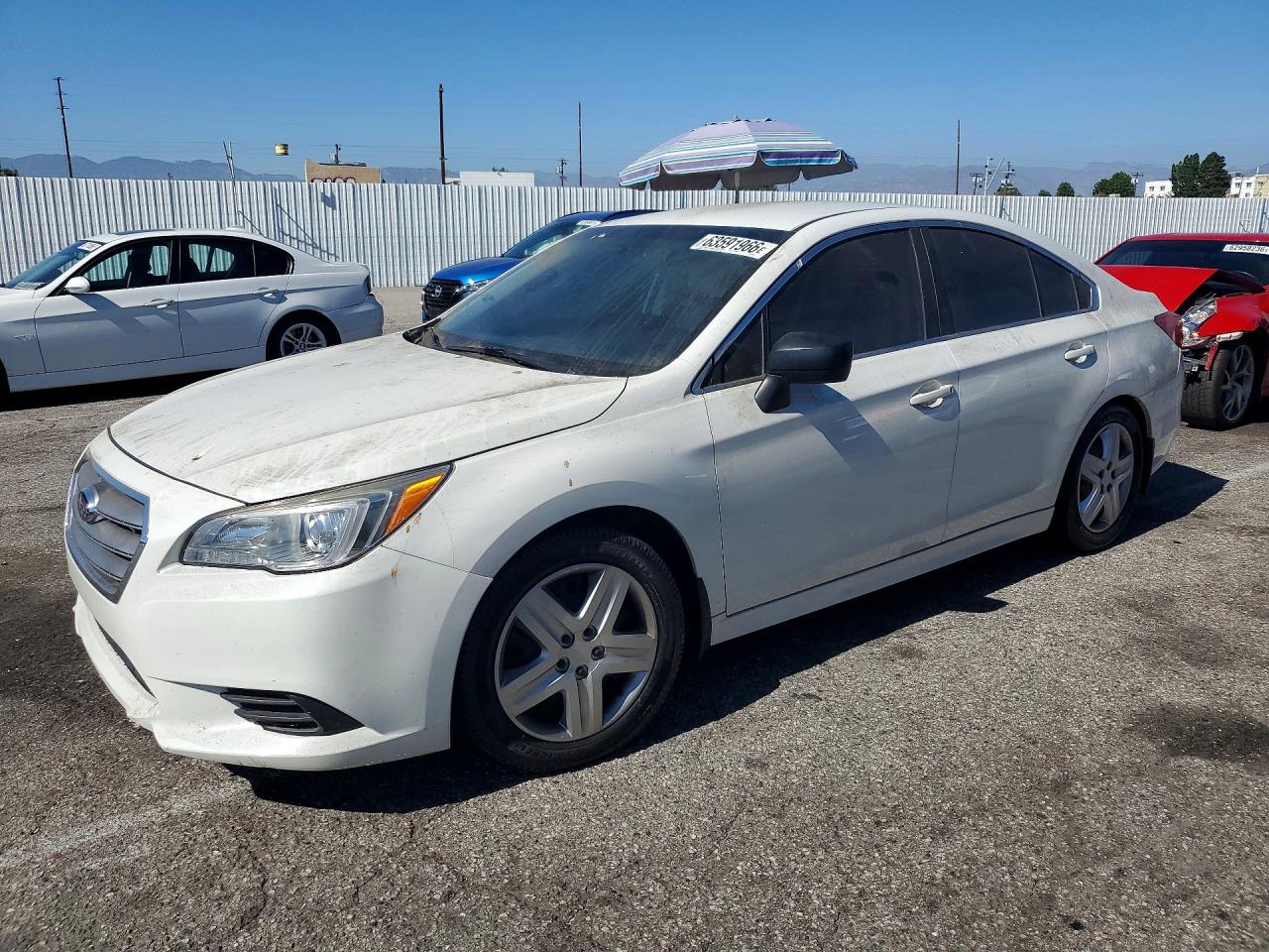 2015 SUBARU LEGACY 2.5I | 4S3BNBA69F3060441 | UPCARS