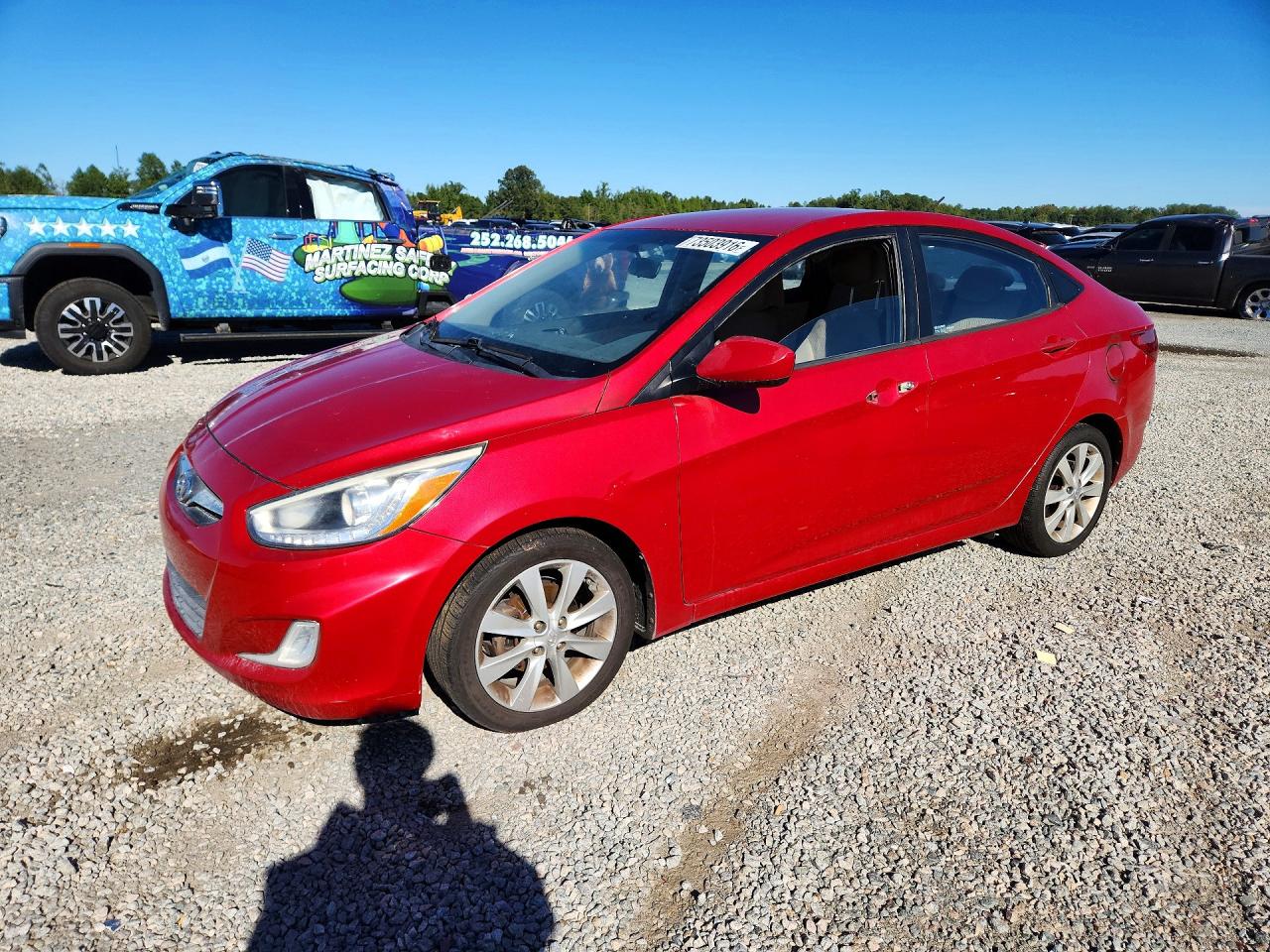 2014 HYUNDAI ACCENT GLS | KMHCU4AE6EU735497 | UPCARS