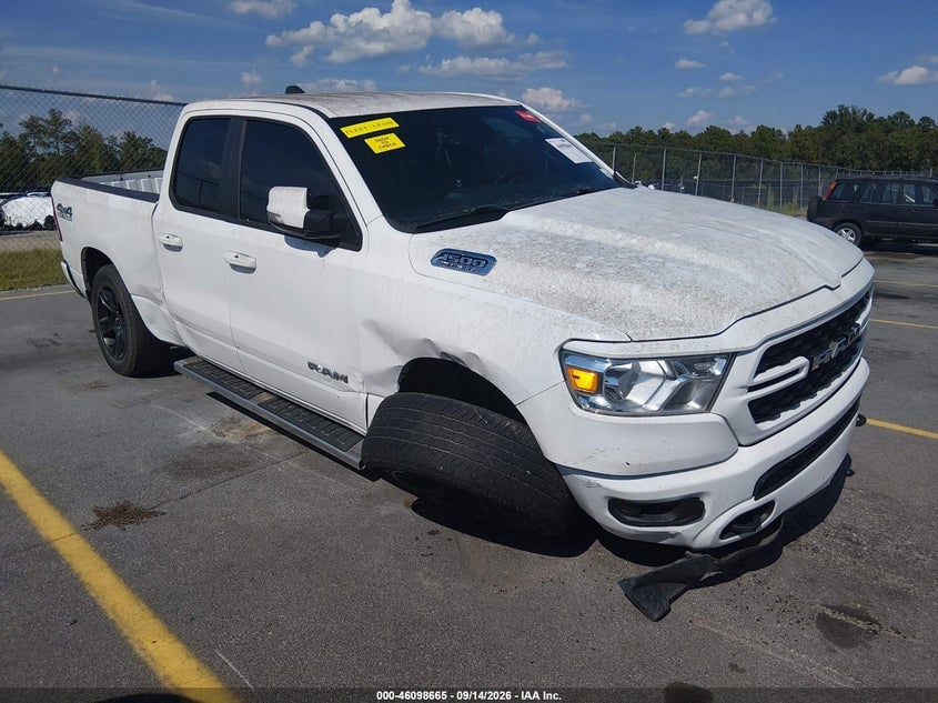 2022 RAM 1500 BIG HORN  4X4 6'4 BOX | 1C6SRFBT3NN338096 | UPCARS