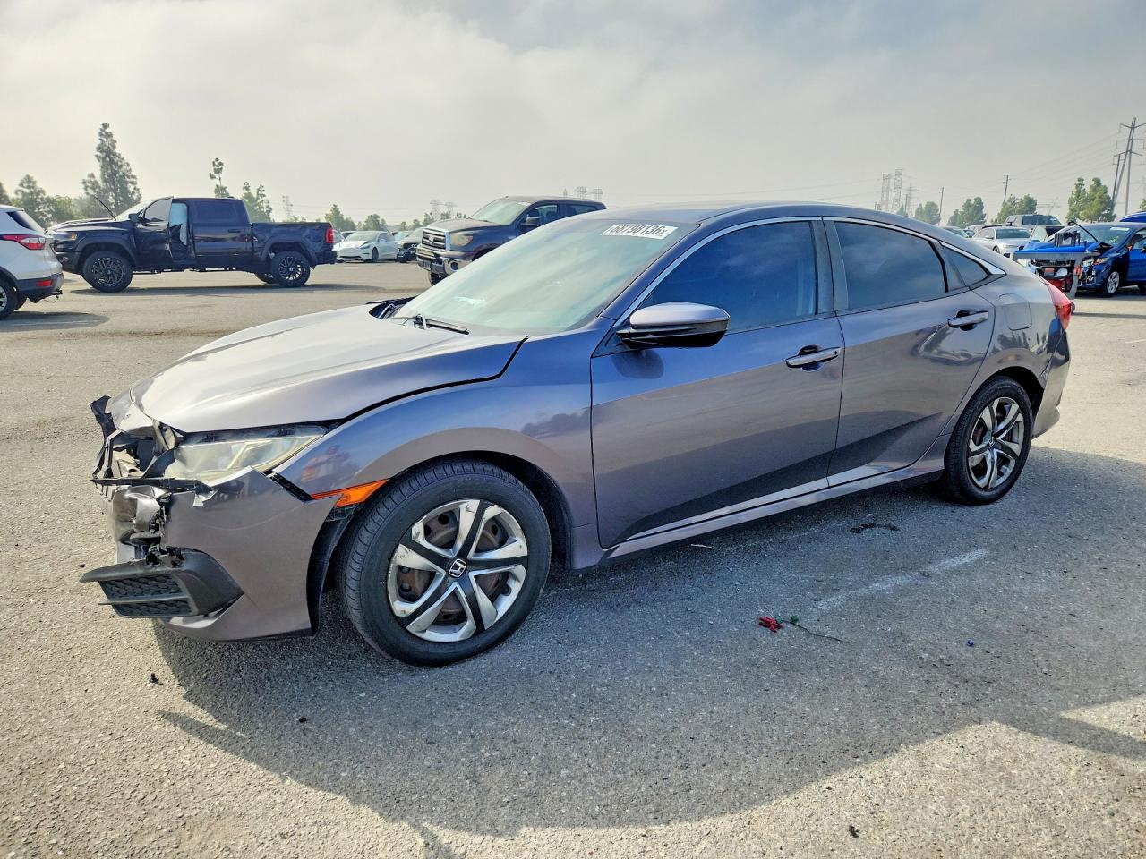 2017 HONDA CIVIC LX | 2HGFC2F51HH547643 | UPCARS