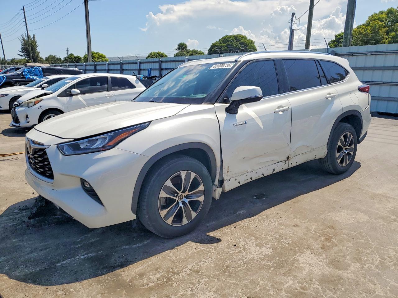 2020 TOYOTA HIGHLANDER HYBRID XLE | 5TDGARAH9LS501877 | UPCARS