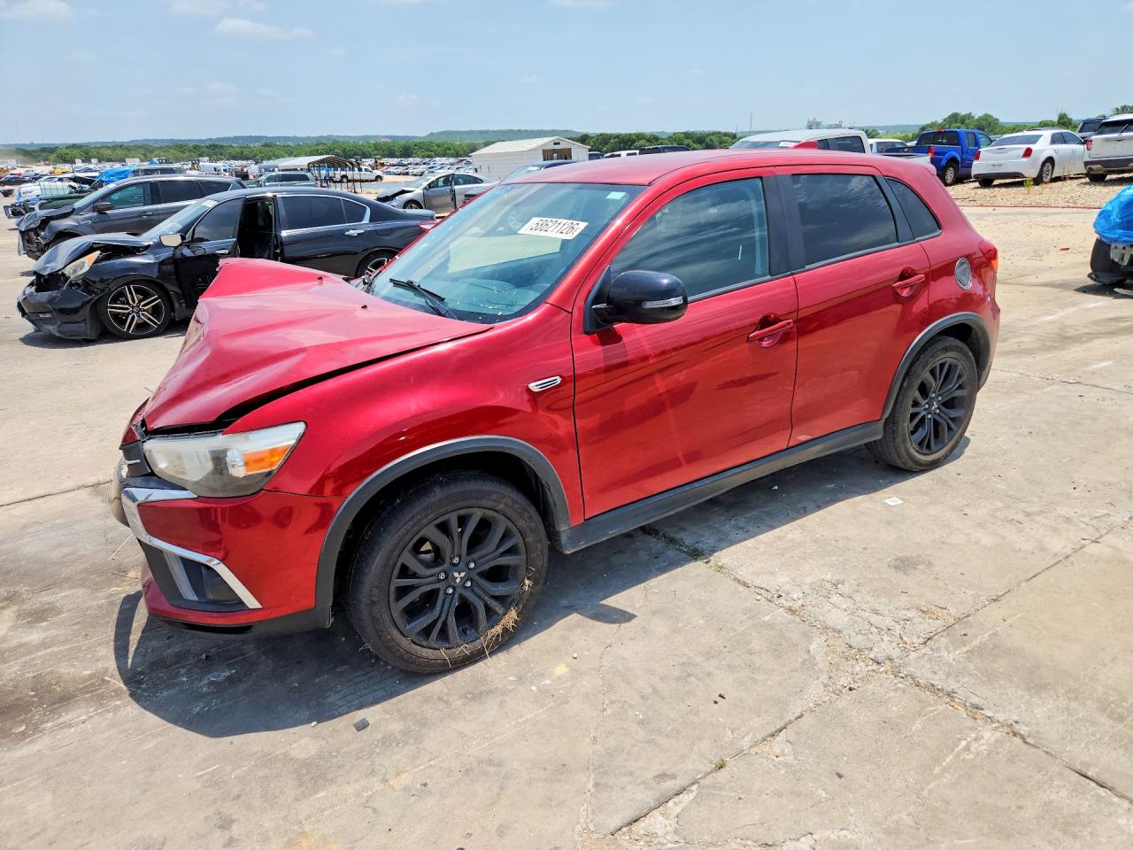 2019 MITSUBISHI OUTLANDER ES | JA4AP3AU9KU027173 | UPCARS