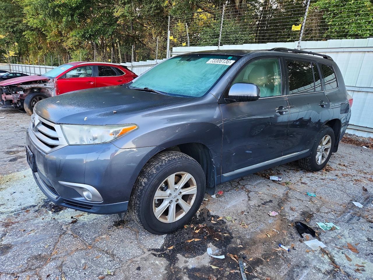 2012 TOYOTA HIGHLANDER SE | 5TDBK3EH8CS167422 | UPCARS