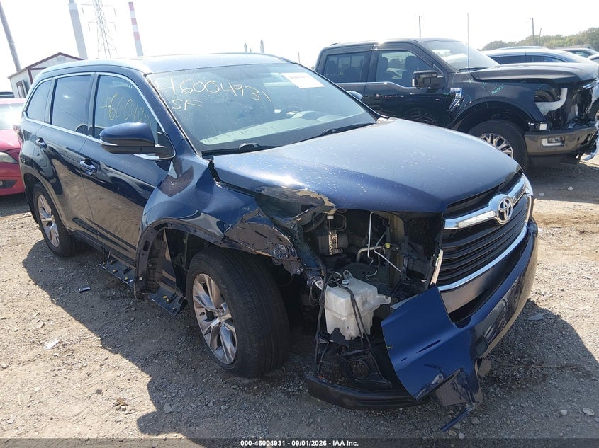2015 TOYOTA HIGHLANDER XLE V6 | 5TDJKRFH3FS137150 | UPCARS