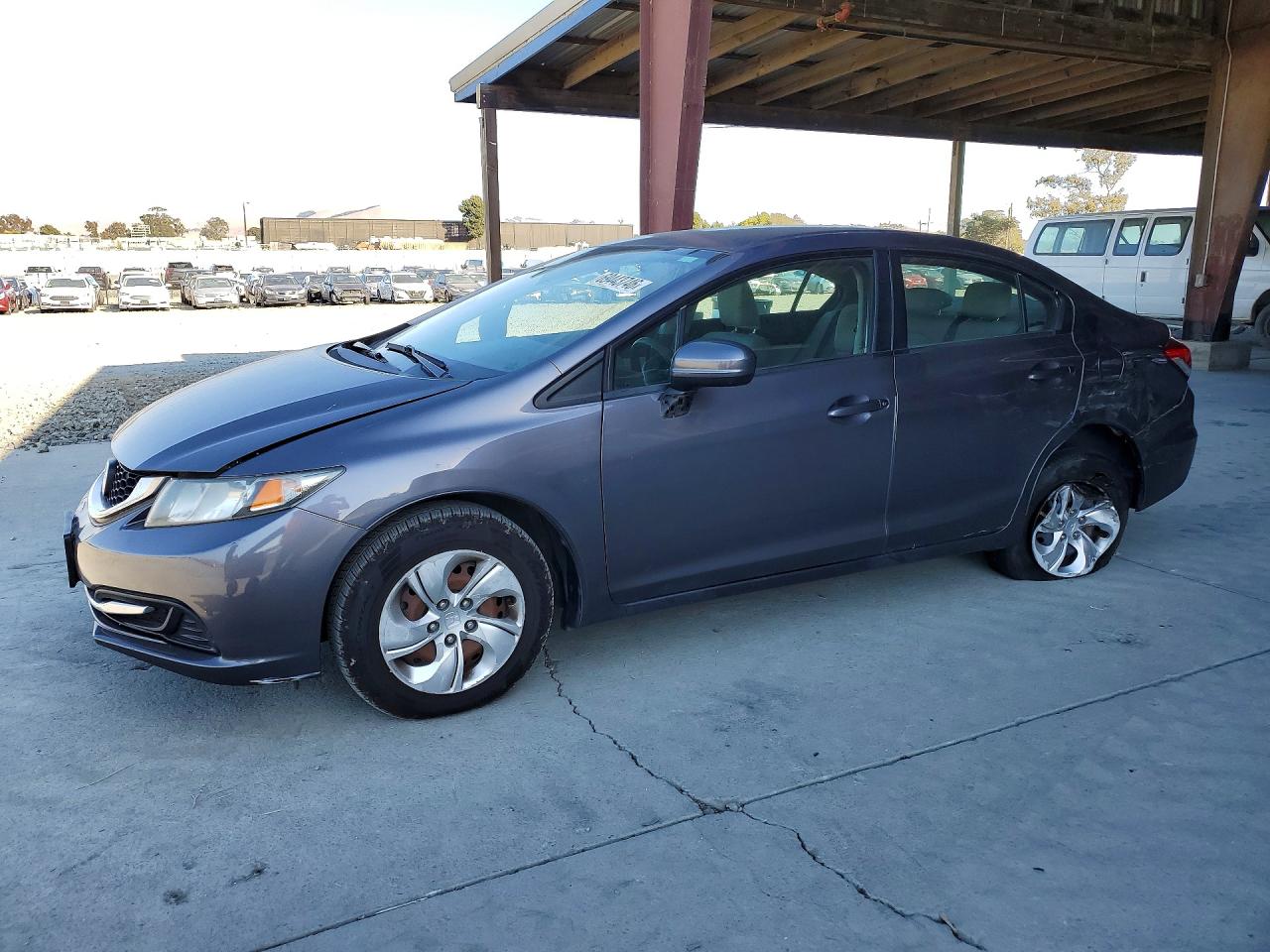 2014 HONDA CIVIC LX | 19XFB2F57EE252247 | UPCARS