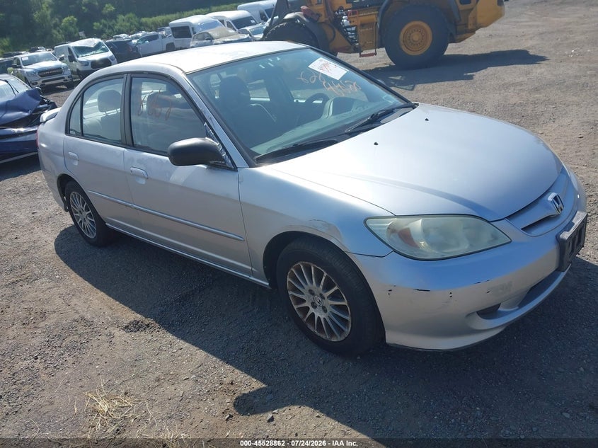 2005 HONDA CIVIC LX | 2HGES16555H618167 | UPCARS