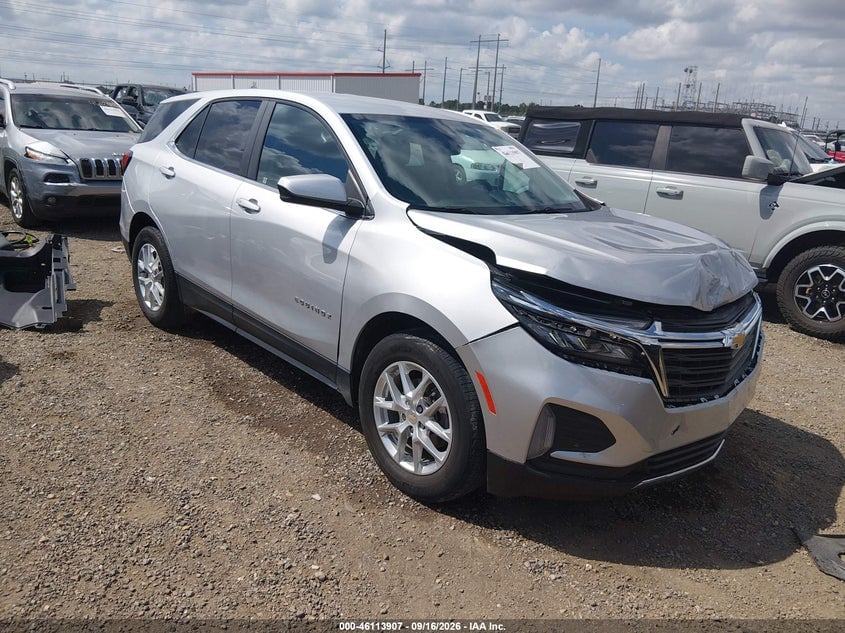 2022 CHEVROLET EQUINOX FWD LT | 3GNAXKEV3NL241424 | UPCARS