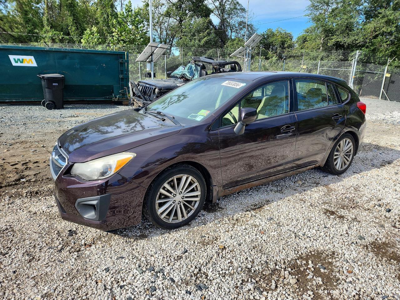 2013 SUBARU IMPREZA PREMIUM | JF1GPAD68DH201561 | UPCARS