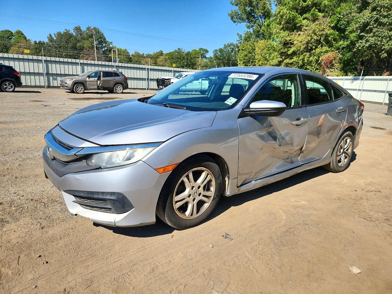 2018 HONDA CIVIC LX | 2HGFC2F57JH542968 | UPCARS
