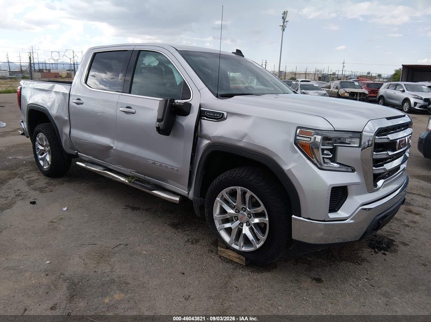 2021 GMC SIERRA 1500 4WD  SHORT BOX SLE | 1GTU9BED9MZ229907 | UPCARS
