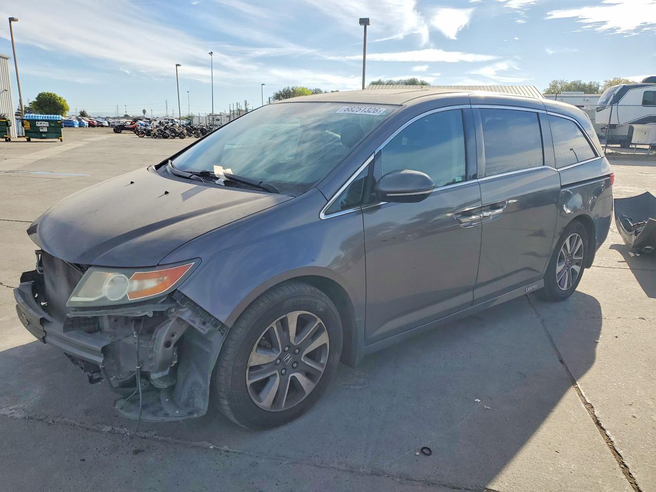 2015 HONDA ODYSSEY TOURING | 5FNRL5H91FB031377 | UPCARS