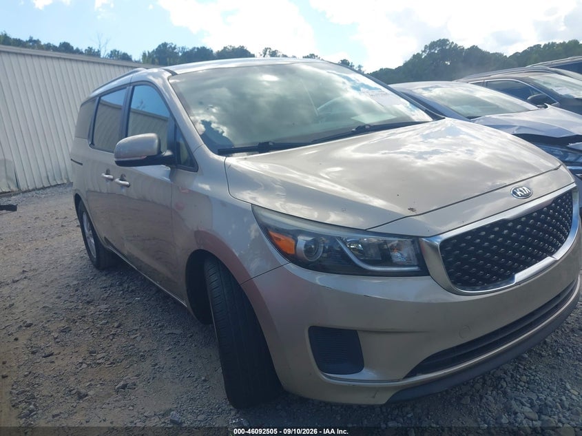 2015 KIA SEDONA LX | KNDMB5C10F6034572 | UPCARS