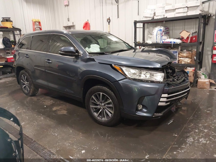 2019 TOYOTA HIGHLANDER XLE | 5TDJZRFH9KS986883 | UPCARS