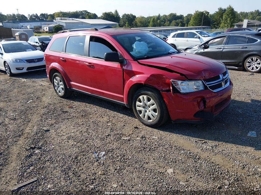 2018 DODGE JOURNEY SE | 3C4PDCAB8JT273812 | UPCARS