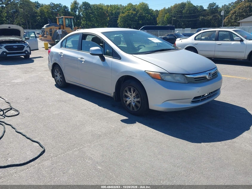2012 HONDA CIVIC LX | 19XFB2F56CE325623 | UPCARS