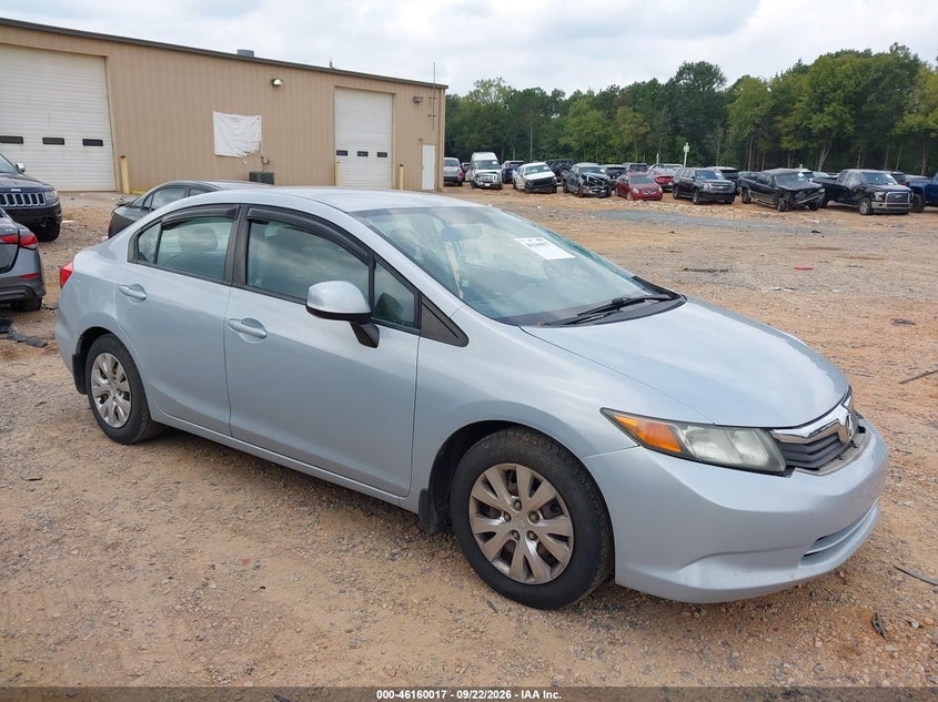 2012 HONDA CIVIC LX | 2HGFB2F5XCH571791 | UPCARS