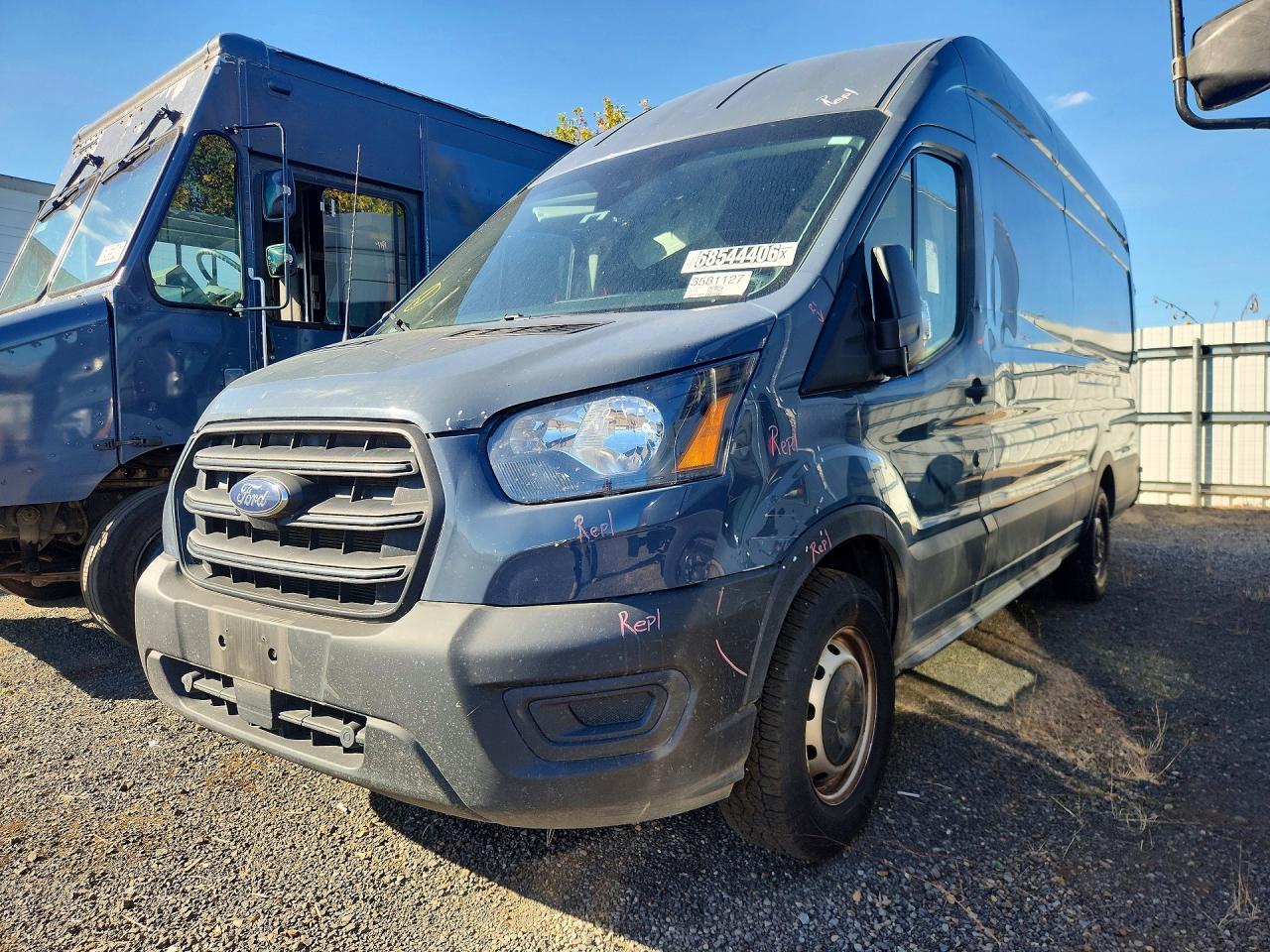 2020 FORD TRANSIT DELIVERY VAN | 1FTBR3X80LKB04041 | UPCARS