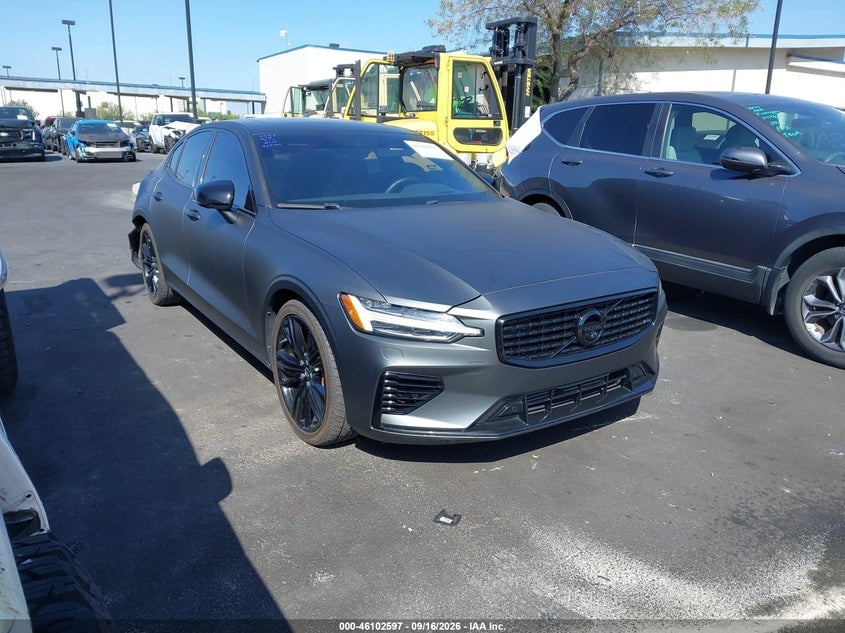 2022 VOLVO S60 RECHARGE PLUG-IN HYBRID T8 BLACK EDITION R-DESIGN EXTENDED RANGE | 7JRH60FD4NG192485 | UPCARS