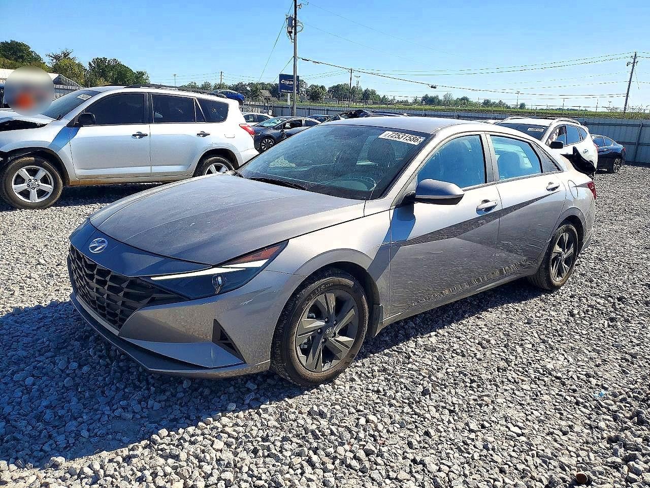 2023 HYUNDAI ELANTRA BLUE | KMHLM4AJ5PU055512 | UPCARS