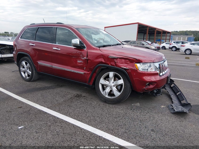 2012 JEEP GRAND CHEROKEE OVERLAND | 1C4RJFCT0CC192343 | UPCARS