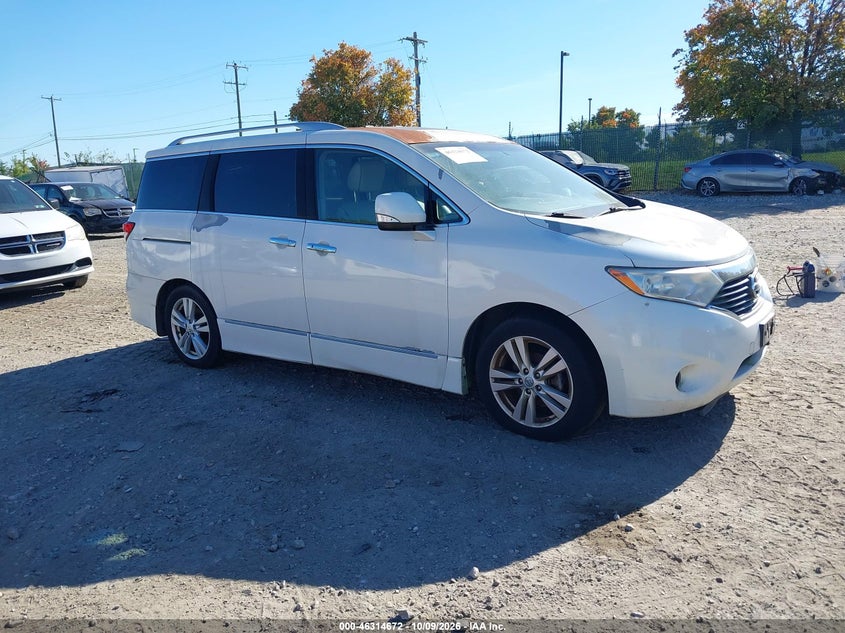 2011 NISSAN QUEST SL | JN8AE2KP5B9005550 | UPCARS