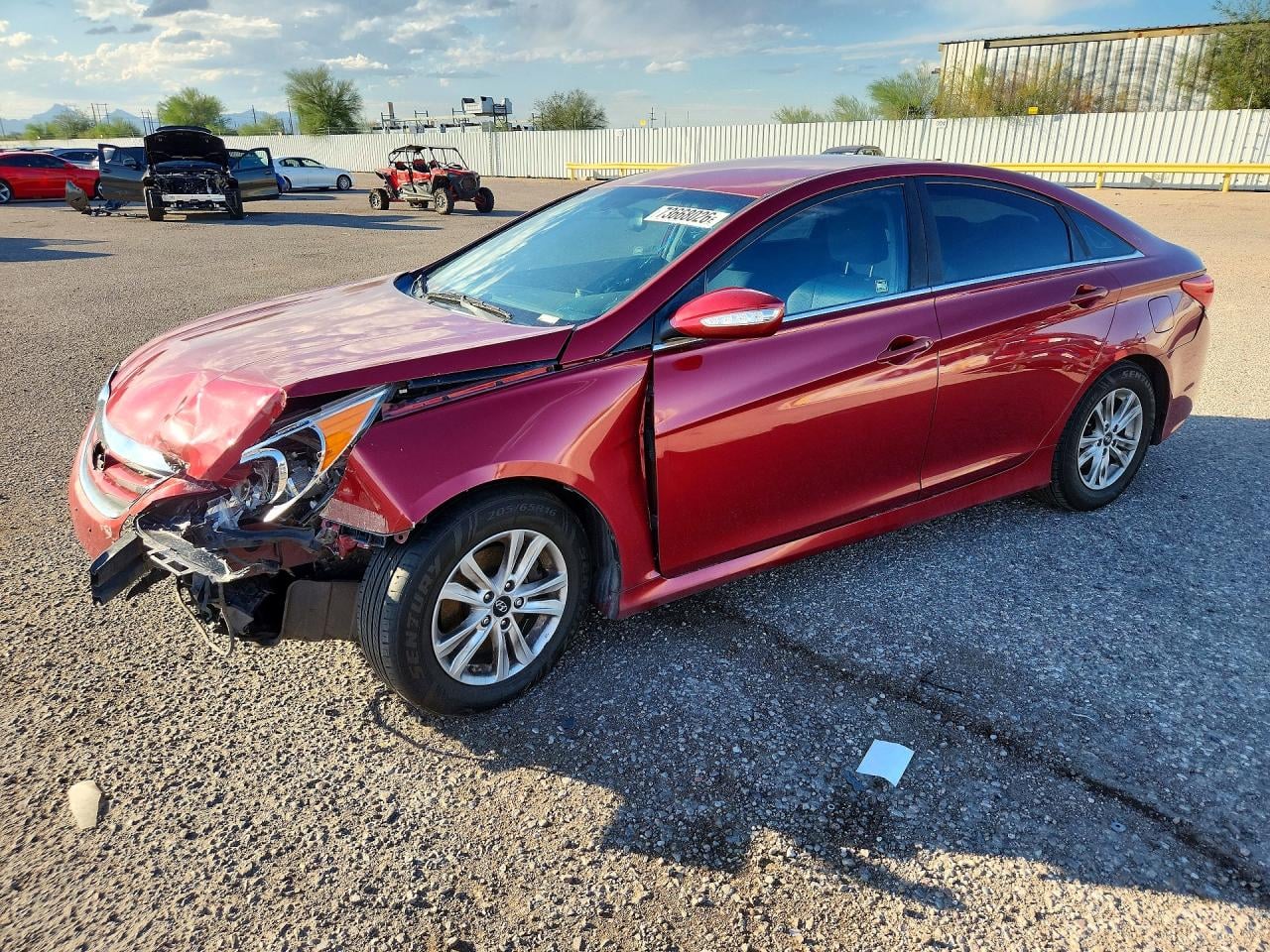 2014 HYUNDAI SONATA GLS | 5NPEB4AC9EH874440 | UPCARS
