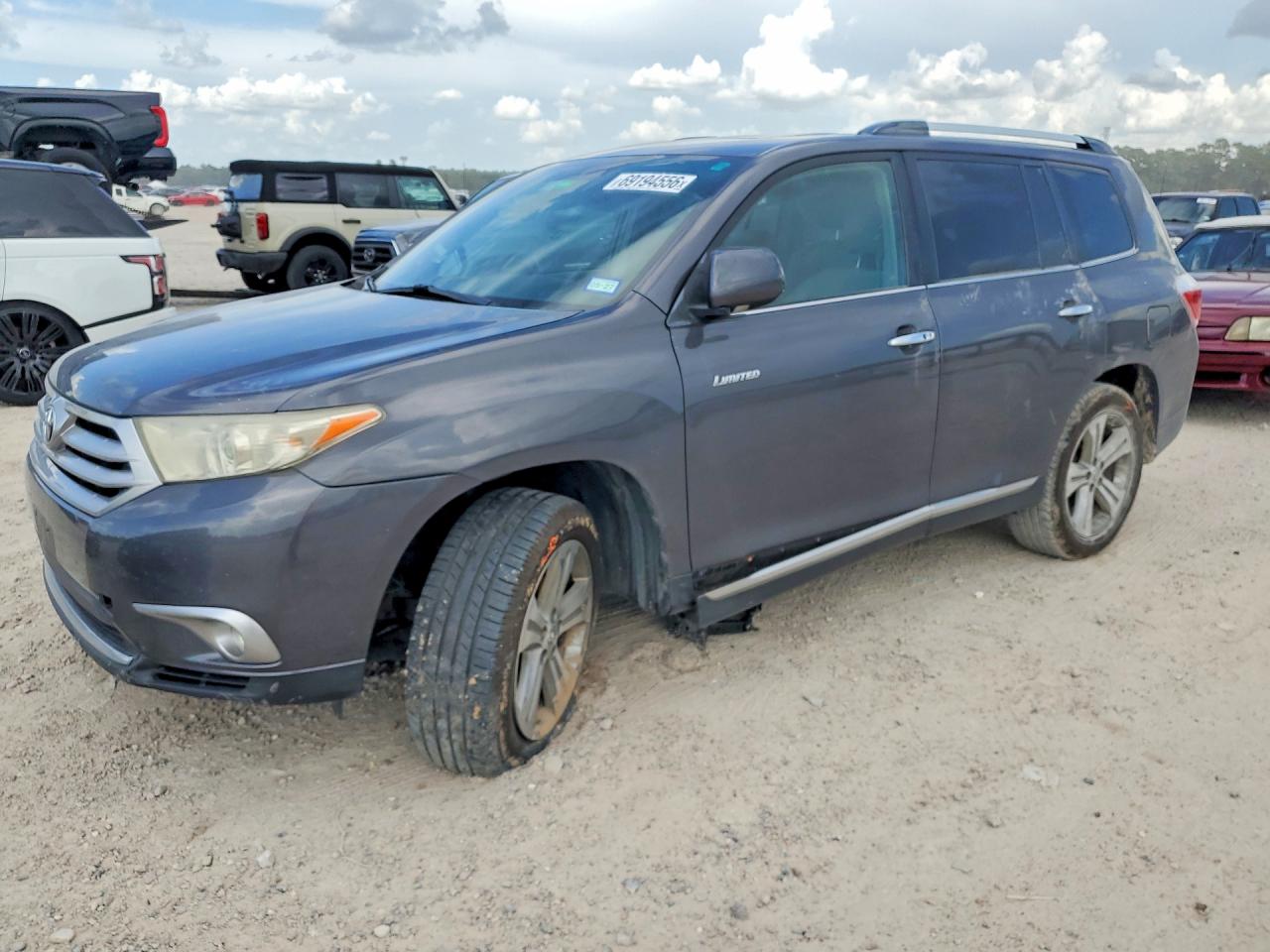 2012 TOYOTA HIGHLANDER LIMITED | 5TDYK3EH7CS077401 | UPCARS