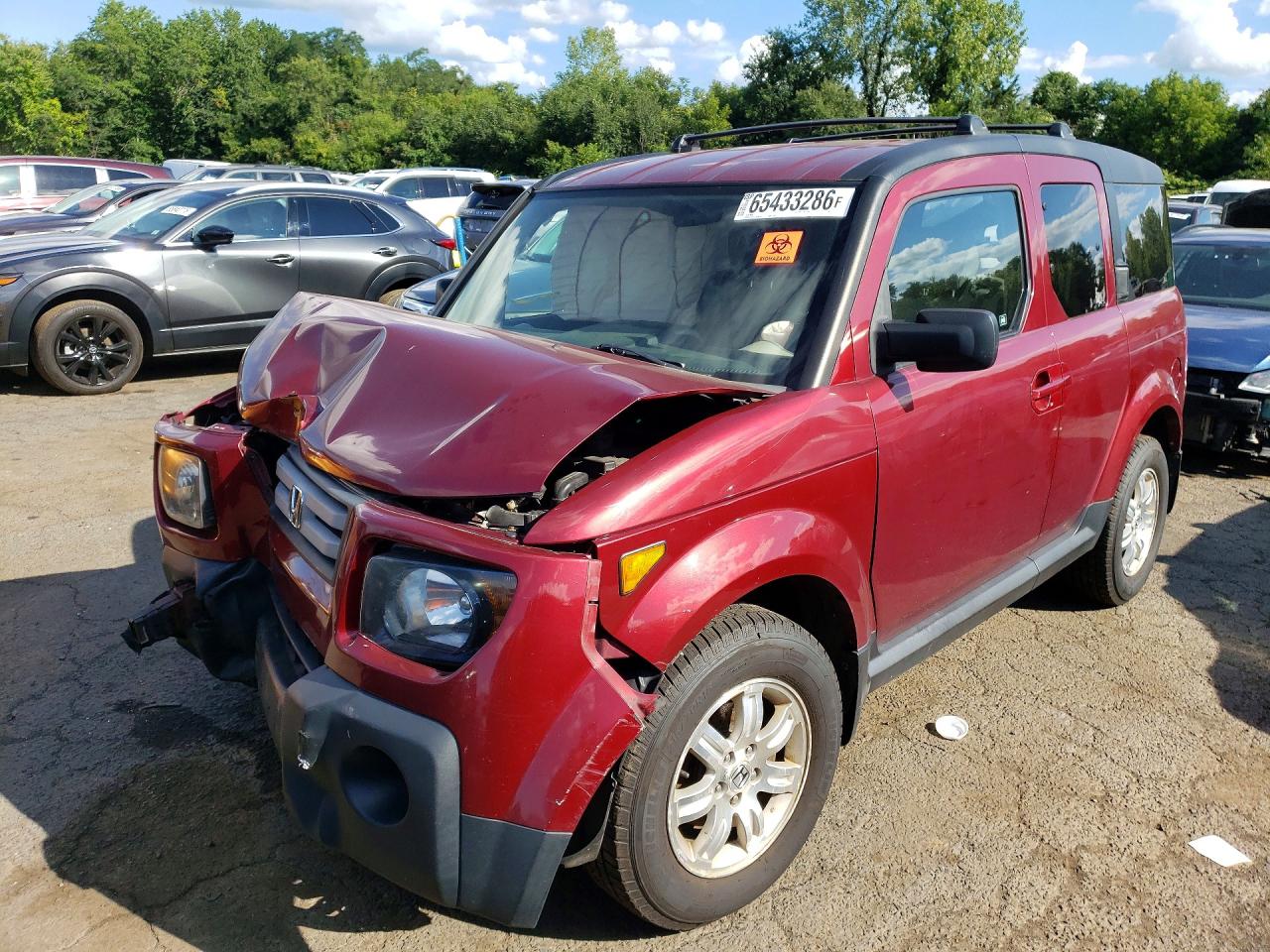 2008 HONDA ELEMENT EX | 5J6YH28768L017737 | UPCARS