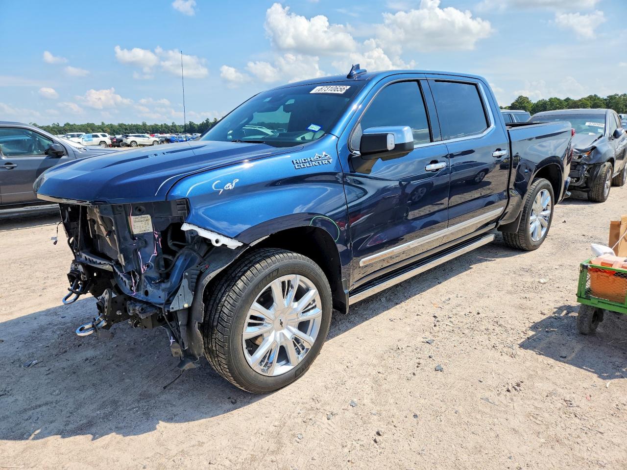 2022 CHEVROLET SILVERADO K1500 HIGH COUNTRY | 3GCUDJEL4NG578510 | UPCARS