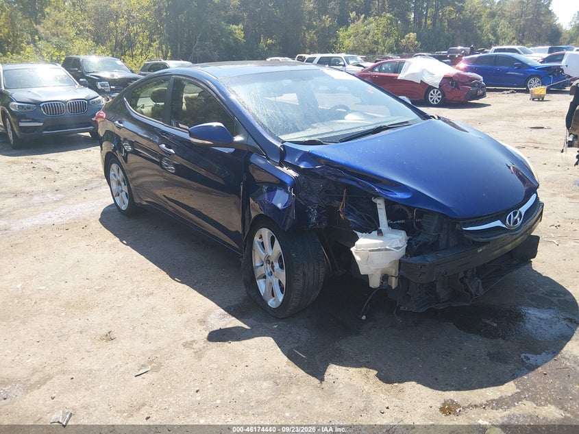 2013 HYUNDAI ELANTRA LIMITED | 5NPDH4AEXDH341359 | UPCARS