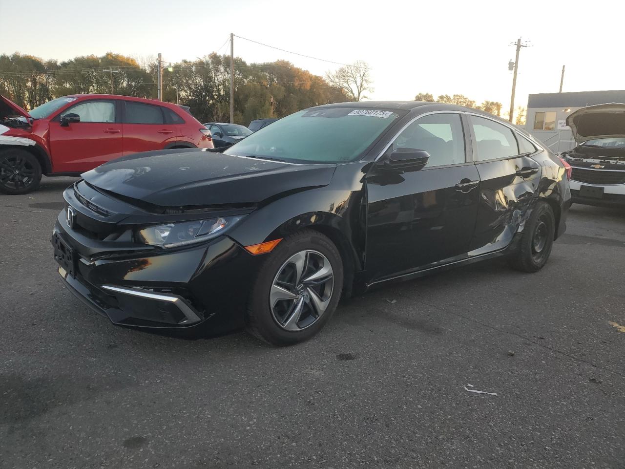 2021 HONDA CIVIC LX | 2HGFC2F61MH504620 | UPCARS