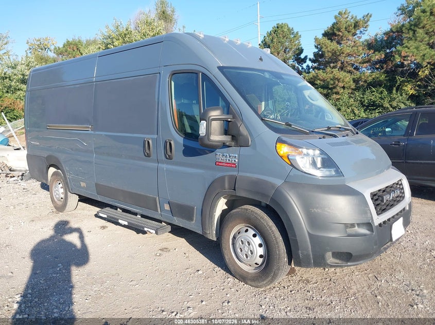 2020 RAM PROMASTER 3500 CARGO VAN HIGH ROOF 159 WB EXT | 3C6URVJG6LE124714 | UPCARS