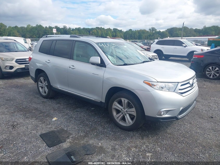 2012 TOYOTA HIGHLANDER LIMITED V6 | 5TDDK3EH5CS109003 | UPCARS