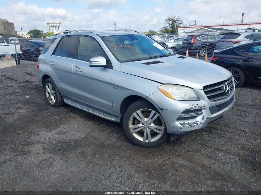 2012 MERCEDES-BENZ ML 350 4MATIC | 4JGDA5HB5CA013273 | UPCARS