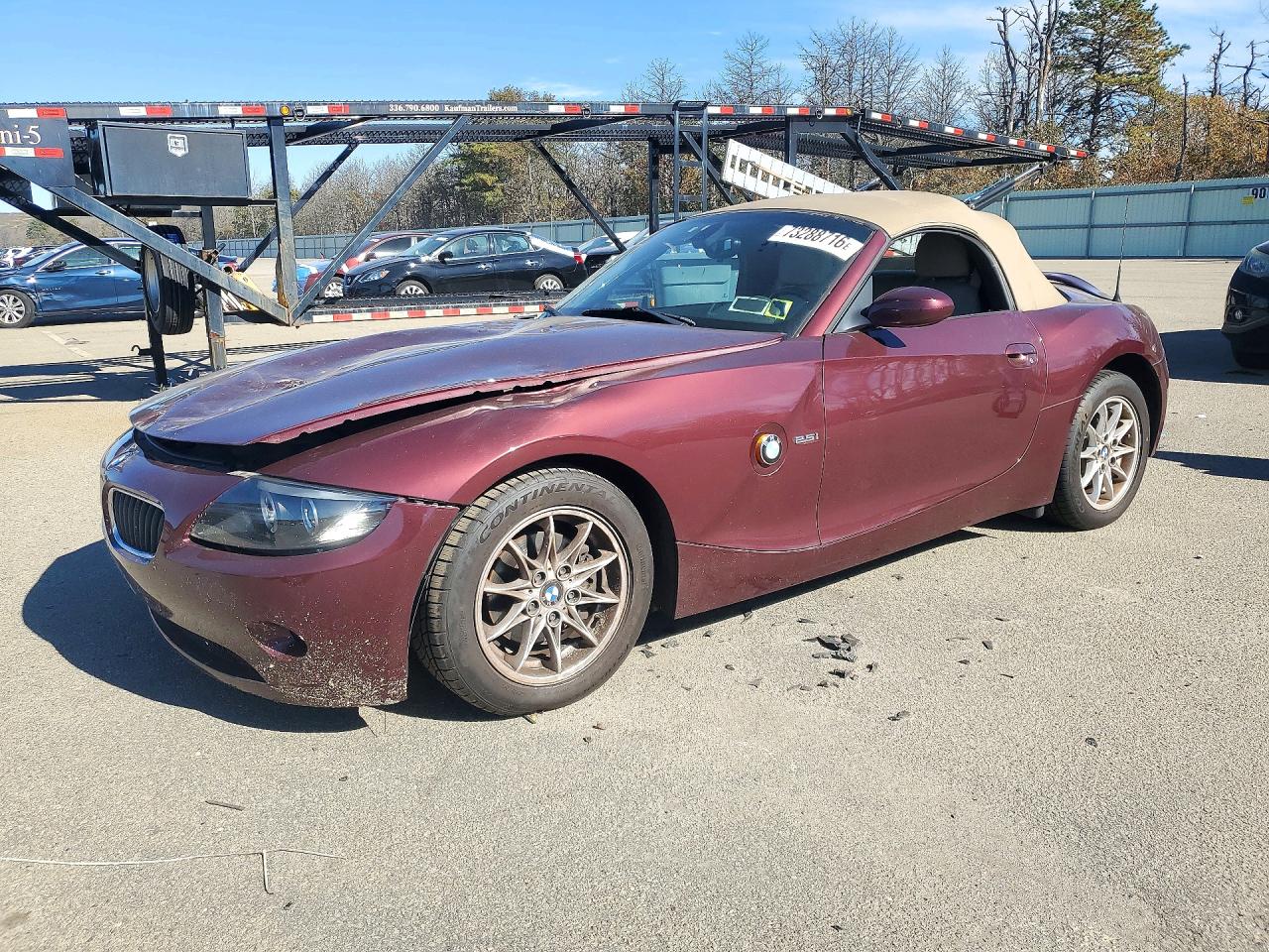 2003 BMW Z4 2.5 | 4USBT33493LR62262 | UPCARS