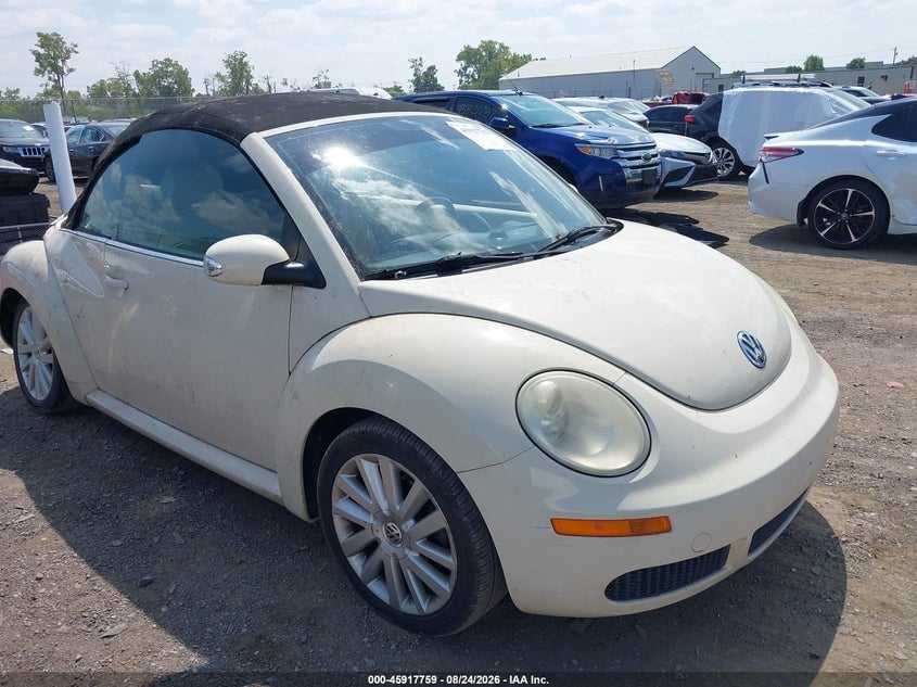 2008 VOLKSWAGEN NEW BEETLE SE | 3VWRF31Y78M404639 | UPCARS