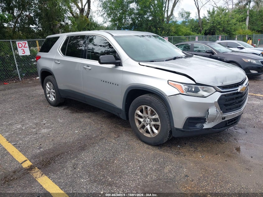 2020 CHEVROLET TRAVERSE FWD LS | 1GNERFKW5LJ237489 | UPCARS