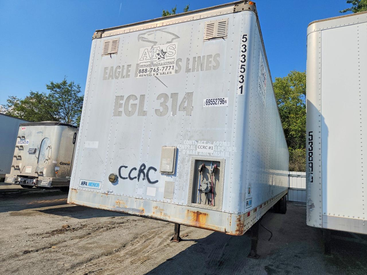 2001 HPA MONON TRAILERS MONON DRY VAN TRAILER | 1NNVA53201M343531 | UPCARS