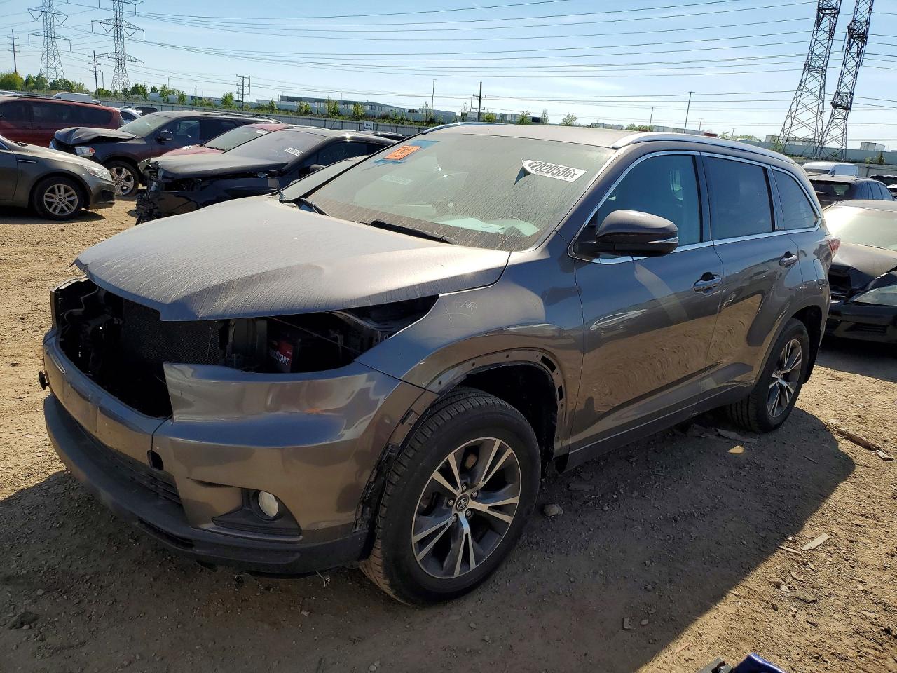 2016 TOYOTA HIGHLANDER XLE | 5TDJKRFH2GS300016 | UPCARS