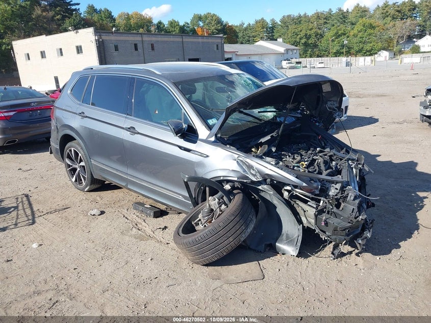2022 VOLKSWAGEN TIGUAN 2.0T SEL R-LINE | 3VV4B7AX6NM047183 | UPCARS